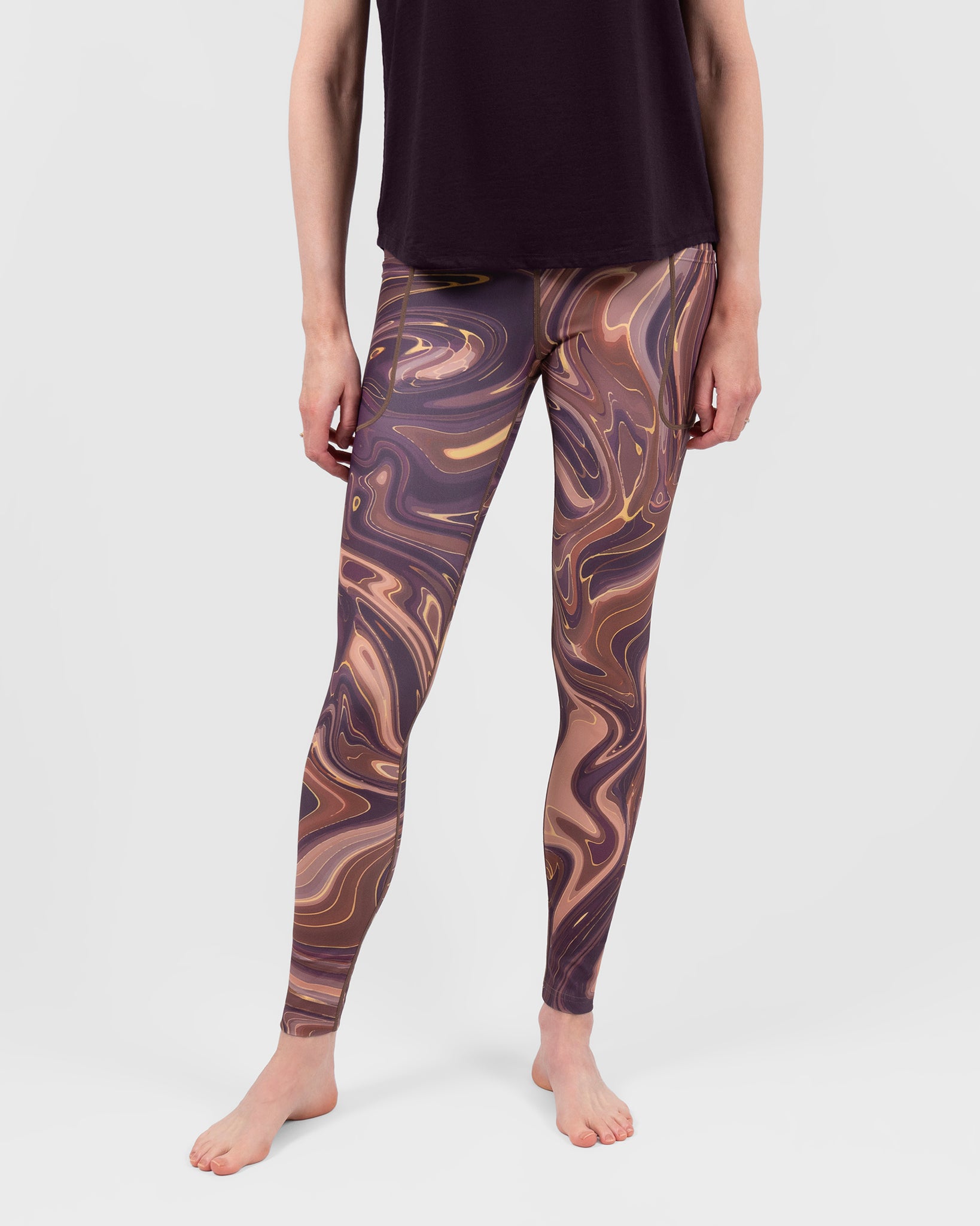 Signature Sandy Marble Leggings billede