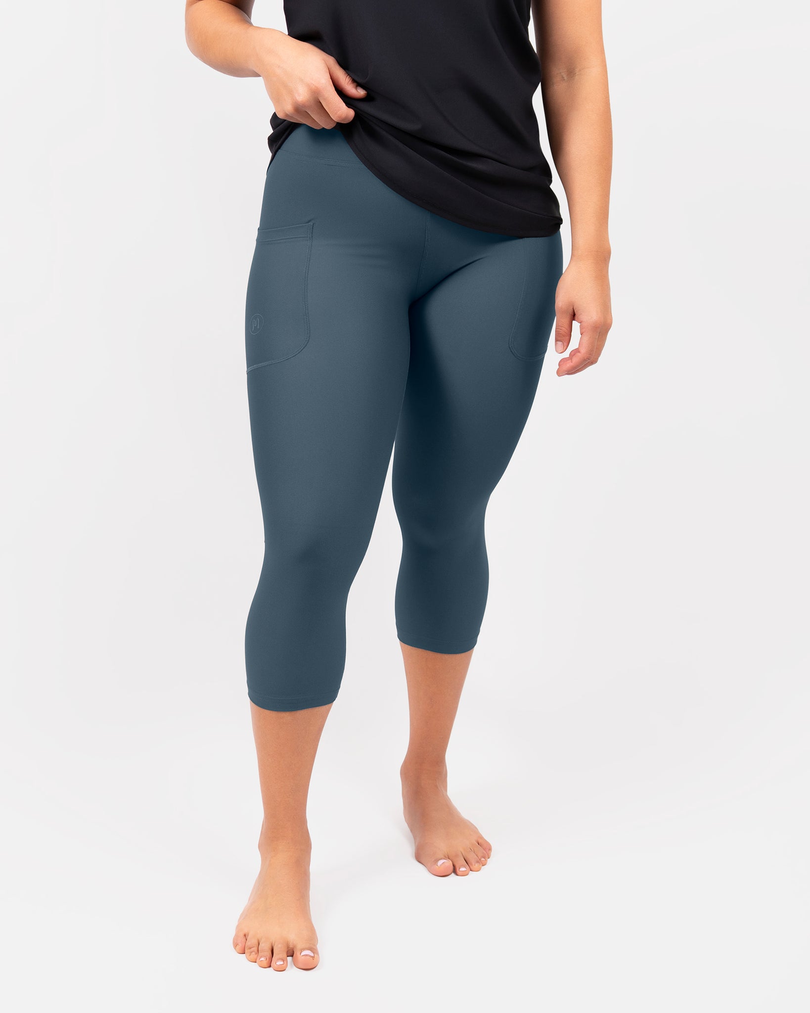 Signature Dusty Blue Capri