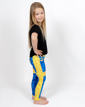 Block Kids Leggings