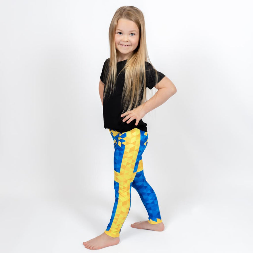 Block Kids Leggings