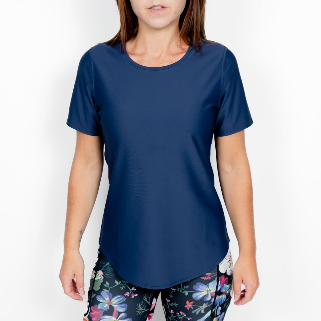 Vigga Fitted Navy T-Shirt