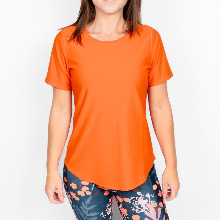 Vigga Fitted Orange T-Shirt