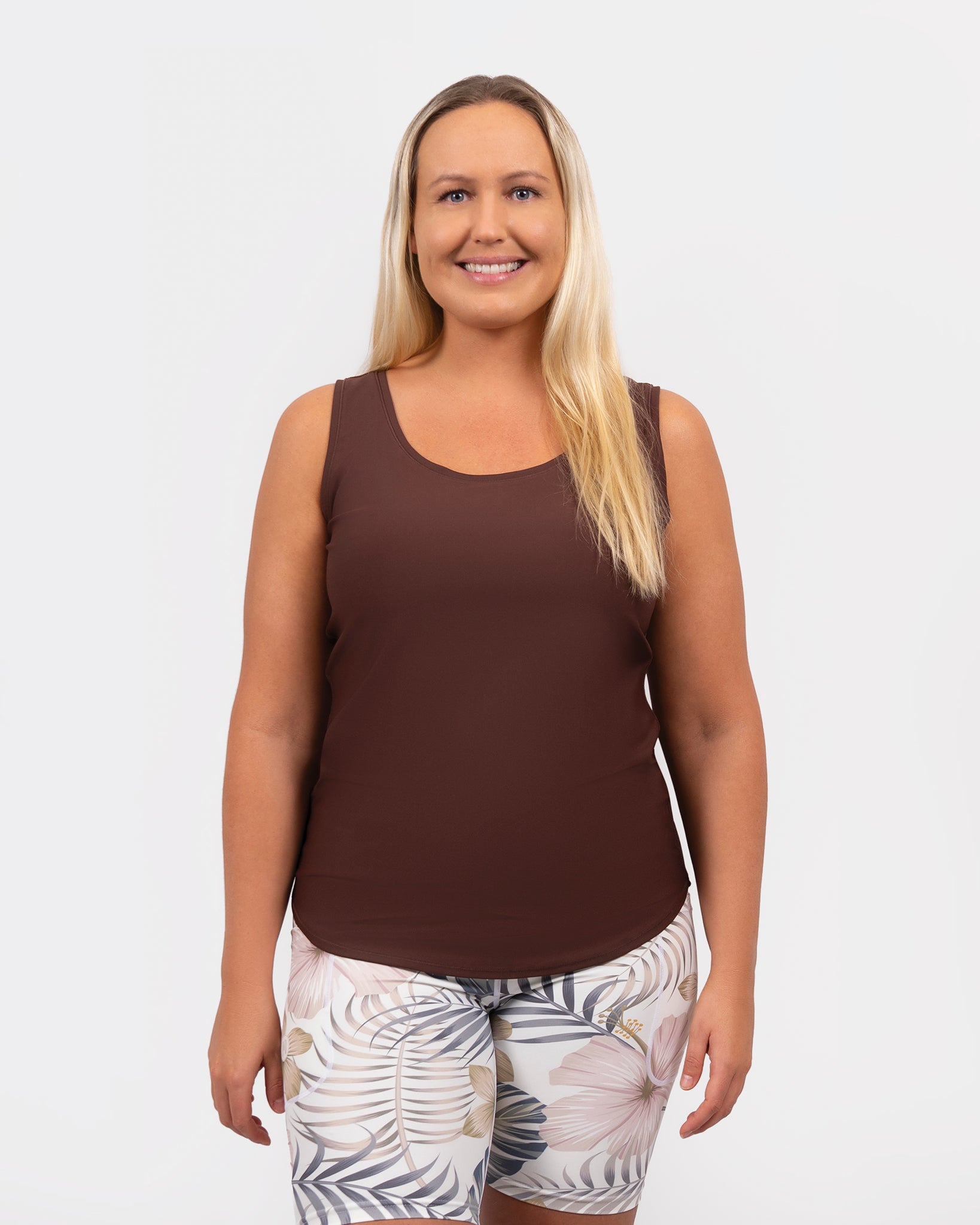 Vigga Fitted Brown Top