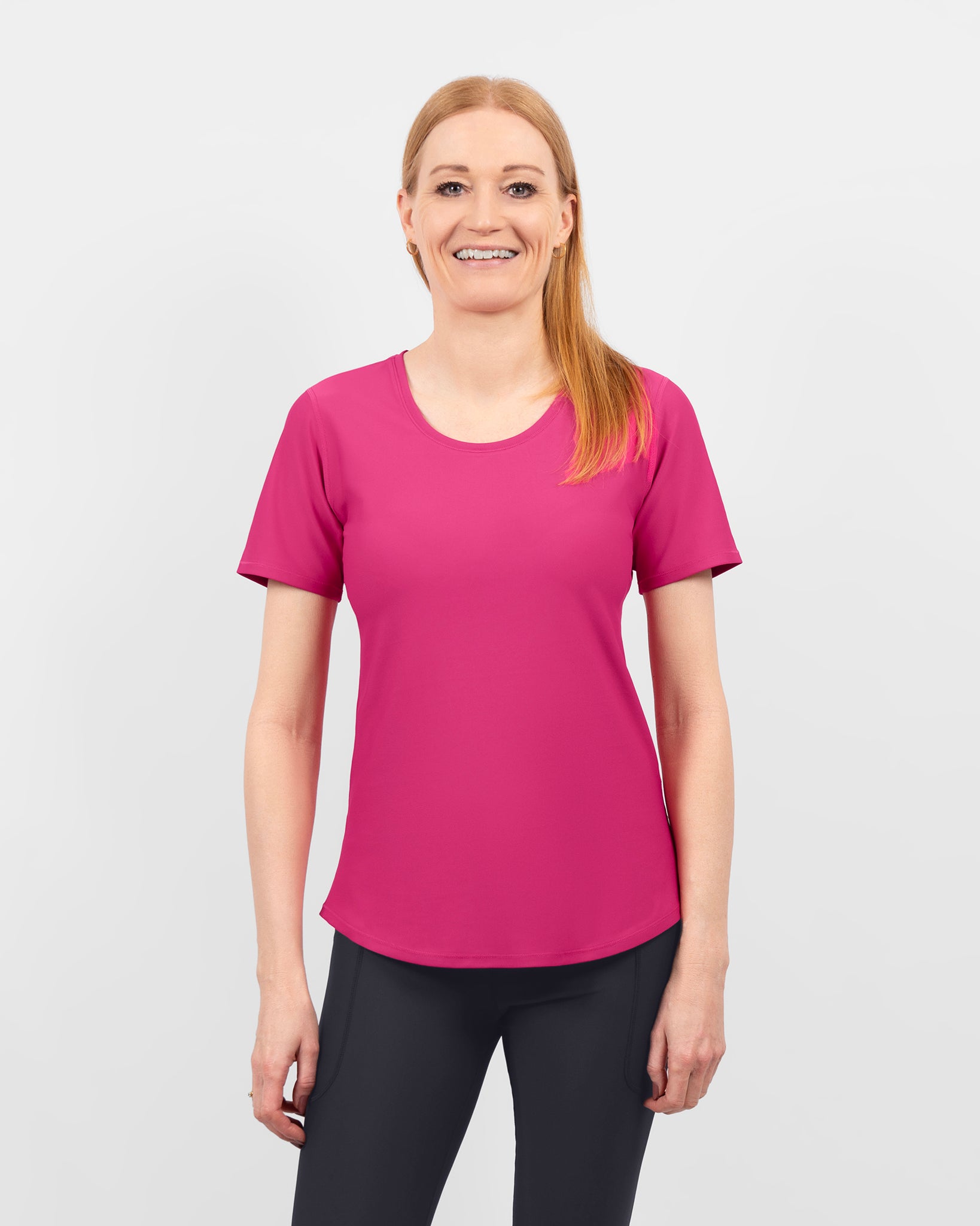 Vigga Fitted Raspberry T-Shirt
