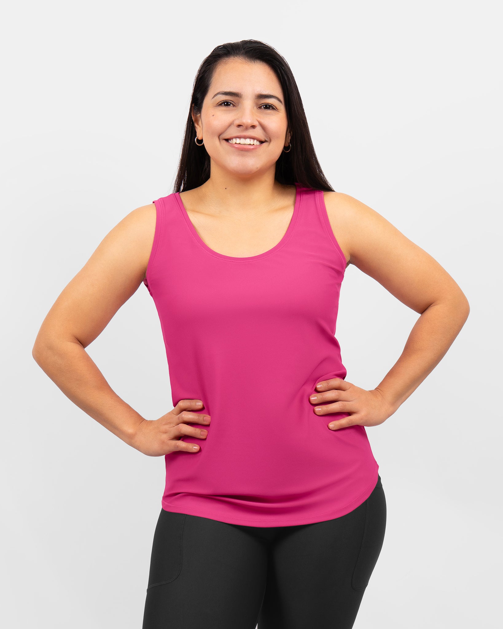 Vigga Fitted Raspberry Top