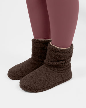 Vivi Mocha Brown Homewear Boots