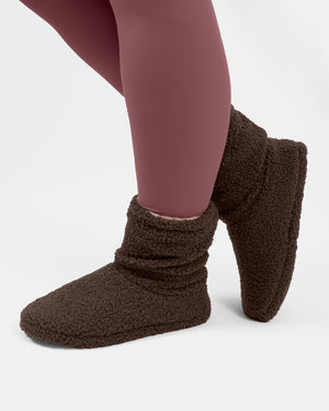 Vivi Mocha Brown Homewear Boots