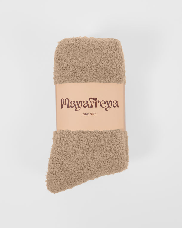Winnie Beige Cozy Socks 2-Pack