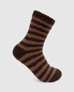 Winnie Mocha Brown Cozy Socks 2-Pack