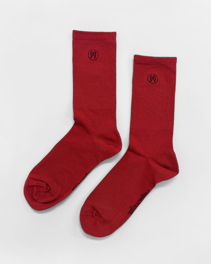 Zoe Red Socks